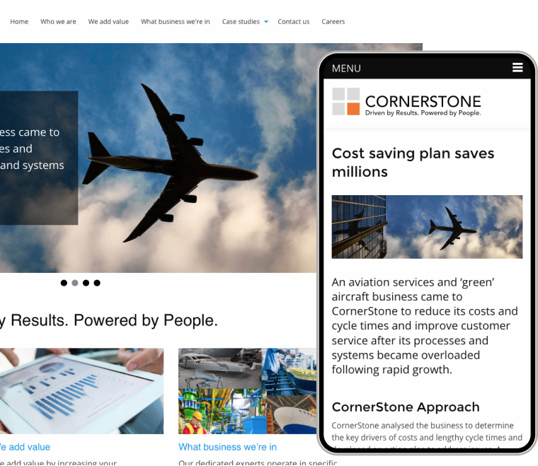 Cornerstone screenshots