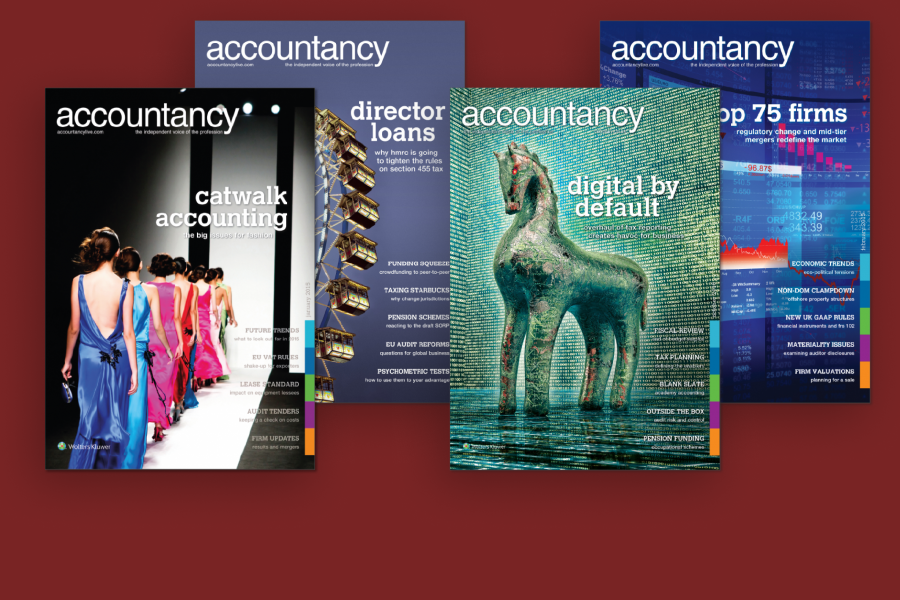 Accountancy magazine front pages
